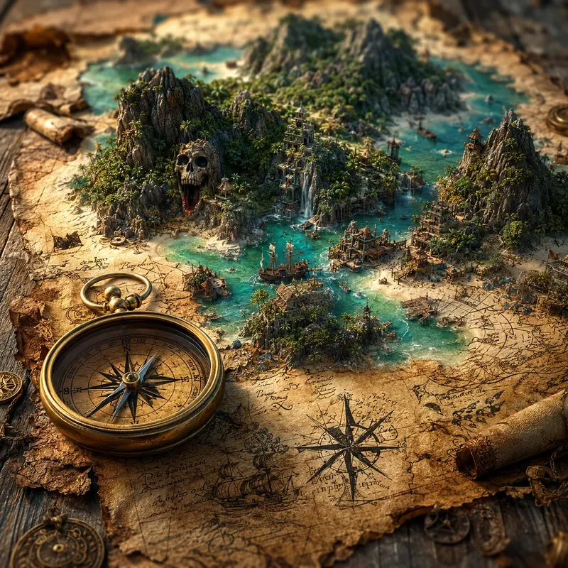 Miniature Travel Map Worlds