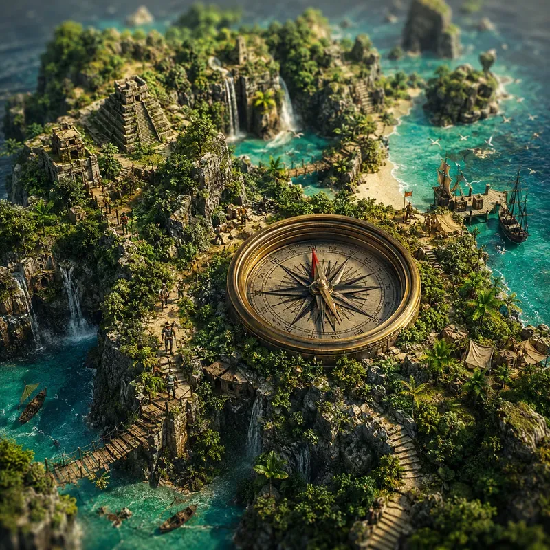 Miniature Travel Map Worlds