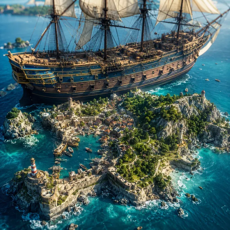 Miniature Travel Map Worlds