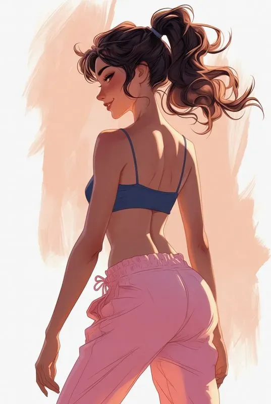 Soft Aesthetic Walking Girls