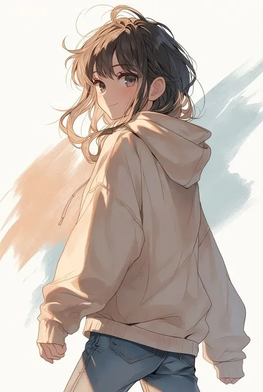 Soft Aesthetic Walking Girls