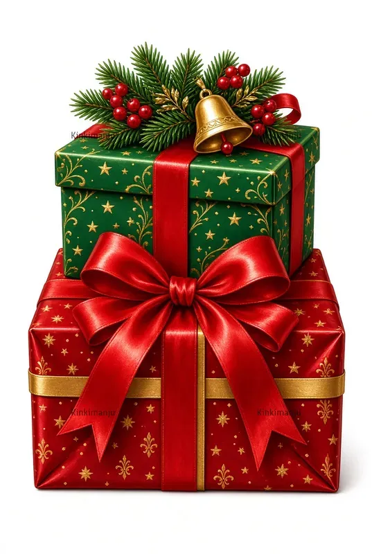 X Mas Gift Glossy Clipart 50 Packs