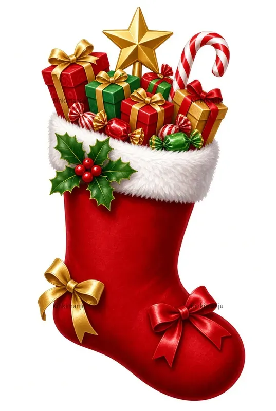X Mas Gift Glossy Clipart 50 Packs