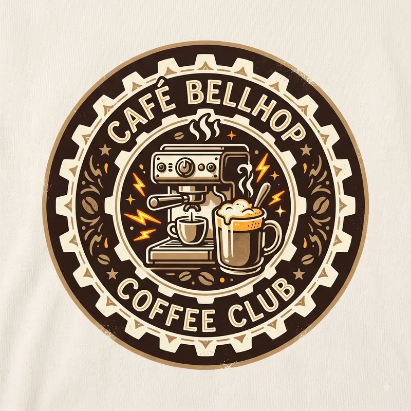 Coffee Addict T Shirt Badges