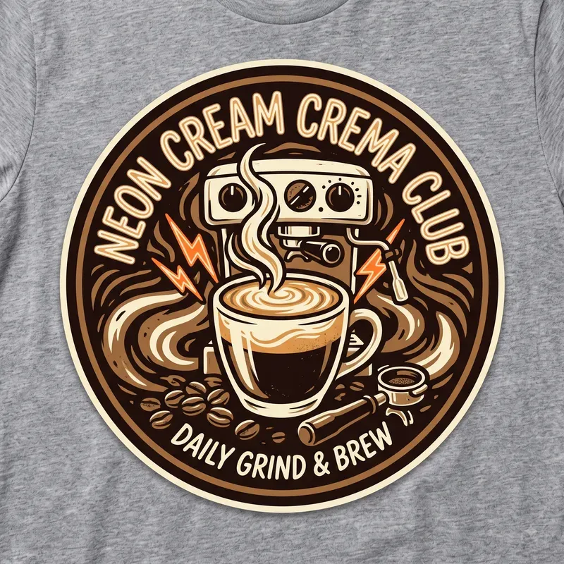Coffee Addict T Shirt Badges