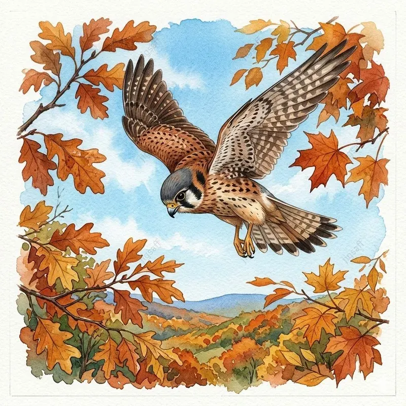Majestic Birds Of Prey Watercolors