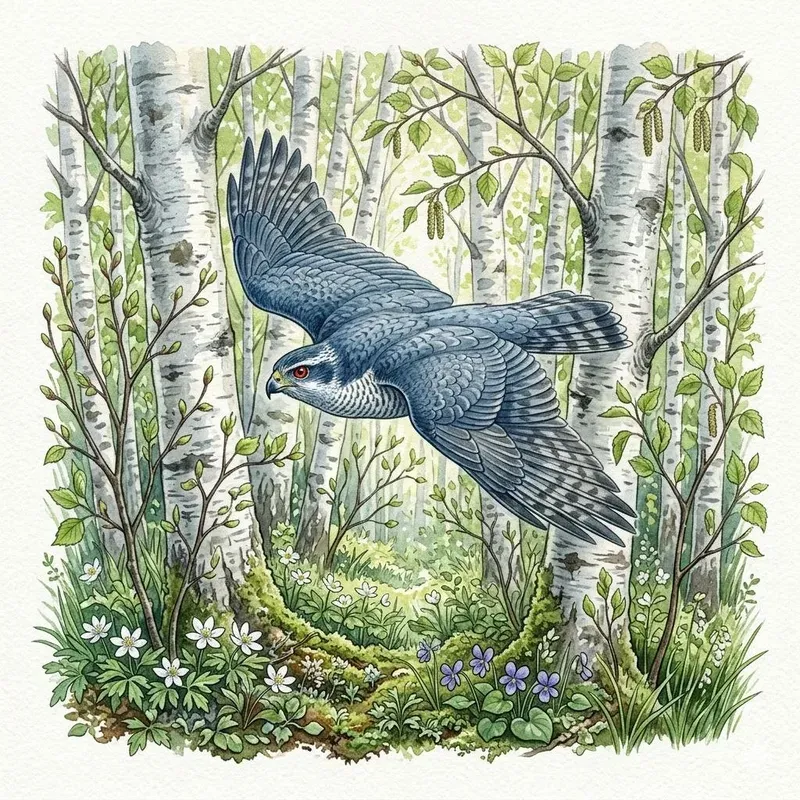 Majestic Birds Of Prey Watercolors