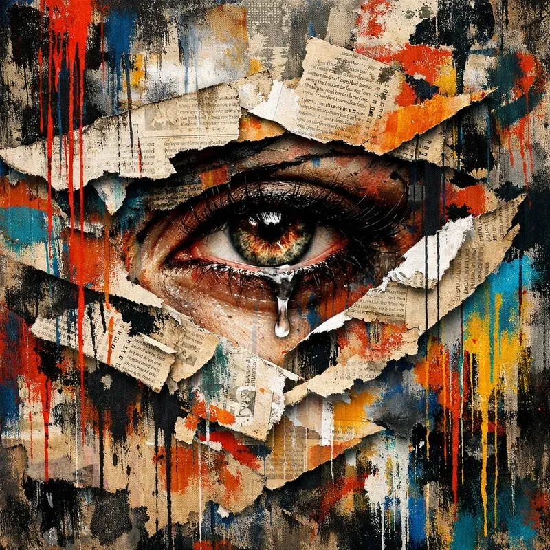 Abstract Urban Face Art Generator