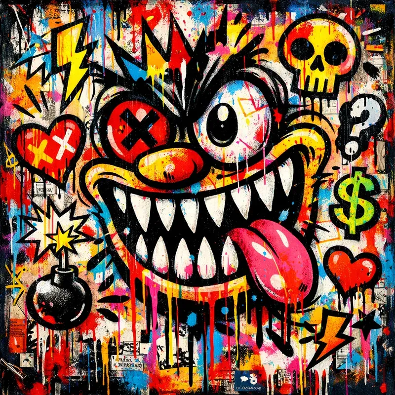 Abstract Urban Face Art Generator