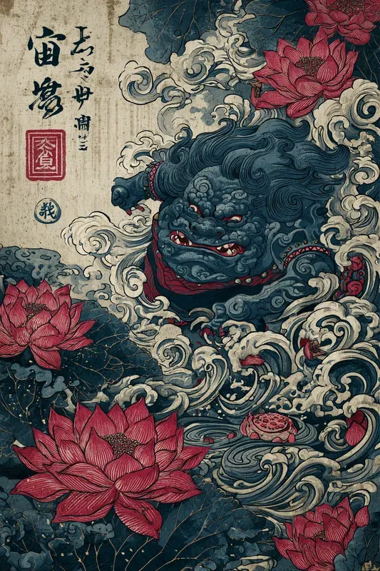 Hokusai Ukiyoe Japanese Art Style Prints