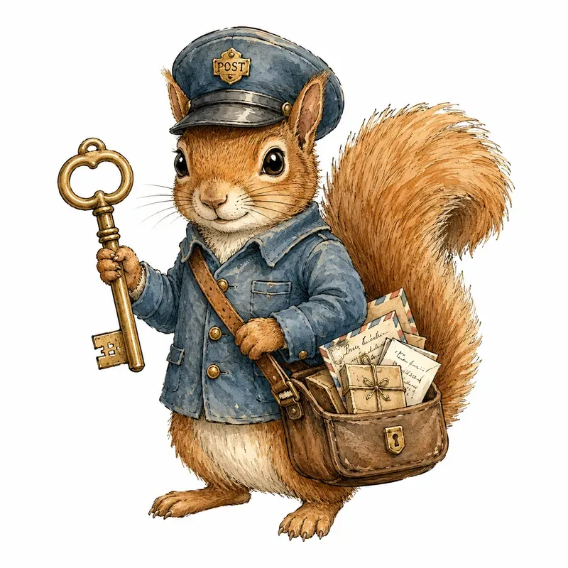 Storybook Vintage Animal Cliparts