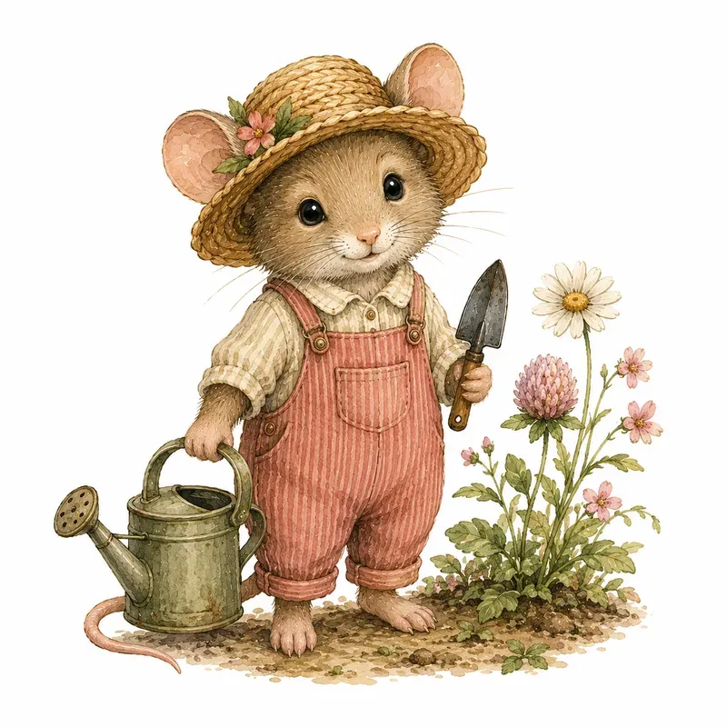 Storybook Vintage Animal Cliparts