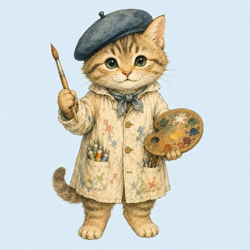 Storybook Vintage Animal Cliparts