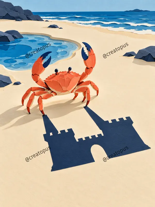 Surreal Papercut Shadow Art Prints