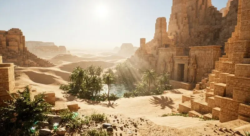 Cinematic Voxel Landscapes