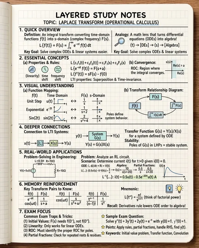 Layered Study Notes Generator