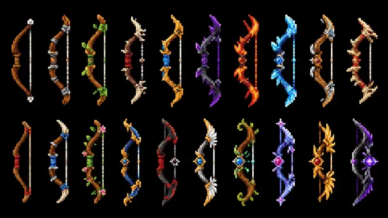 8bit RPG Weapon Sprite Sheet Generator