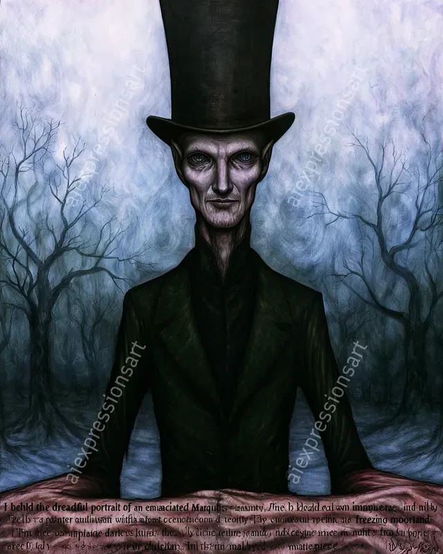Cursed Aristocracy Gothic Horror Art