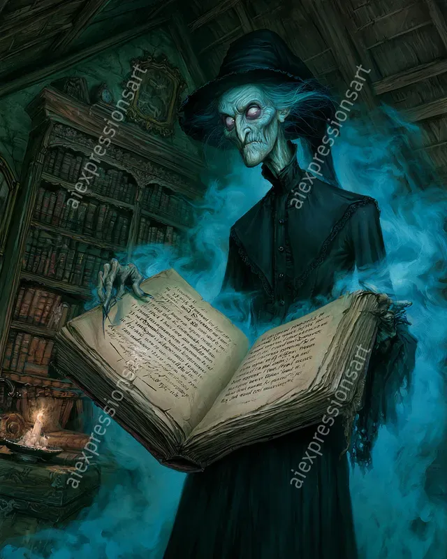 Cursed Aristocracy Gothic Horror Art