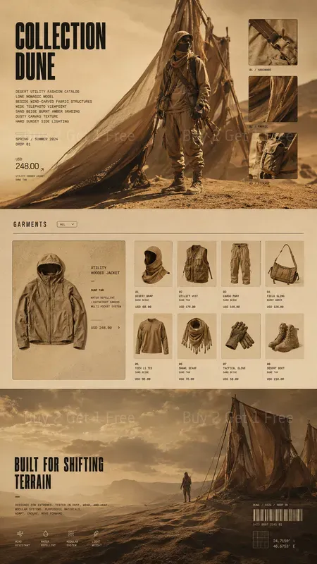 Cinematic Ecommerce Landing Pages