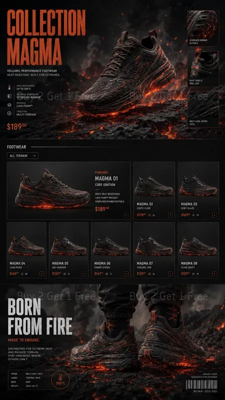 Cinematic Ecommerce Landing Pages