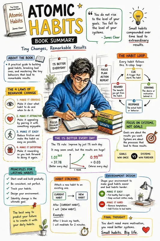 Book Summary Infographics