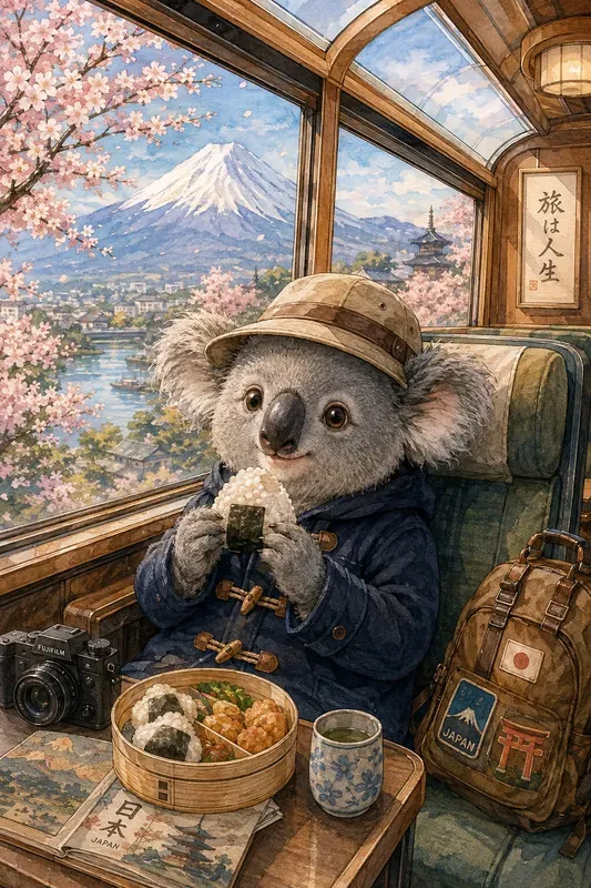 Whimsical Travel Animal Watercolors