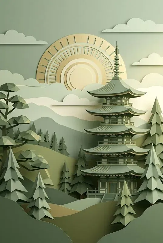 Minimalist Paper Cut Architectures