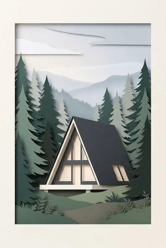 Minimalist Paper Cut Architectures