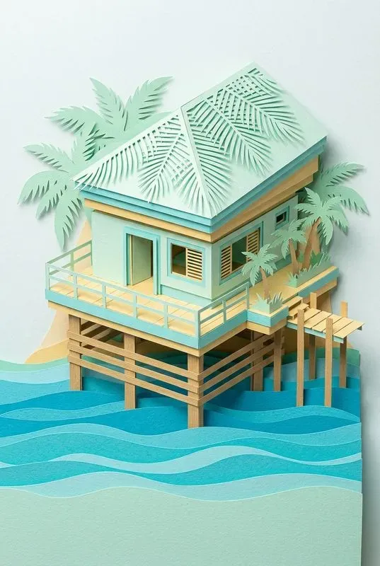 Minimalist Paper Cut Architectures