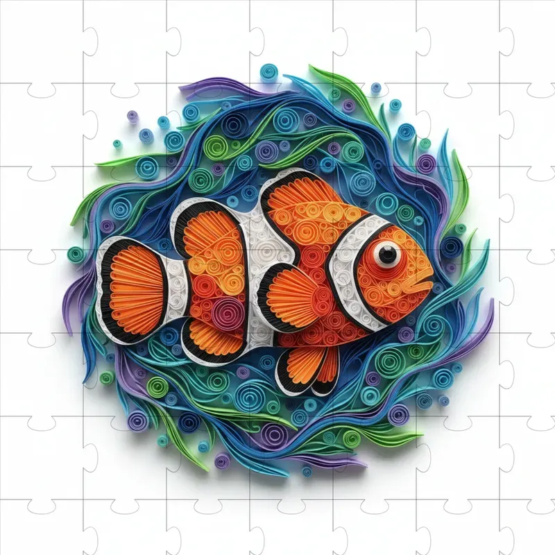 3D Paper Quilling Art Illustrations