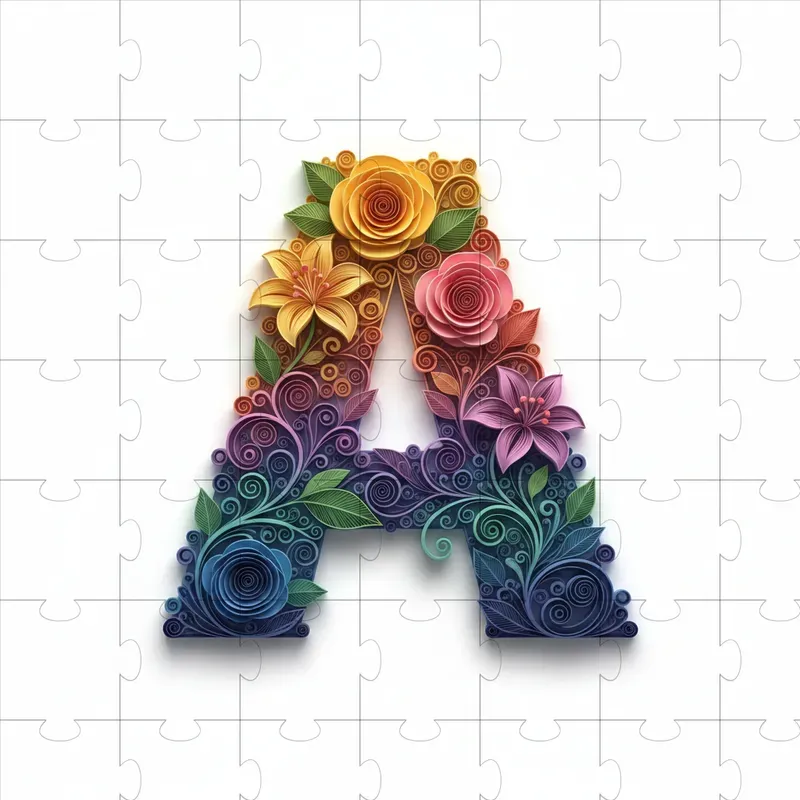3D Paper Quilling Art Illustrations