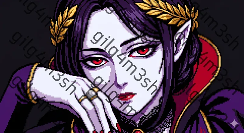 Gothic Retro Pixel Art Portraits