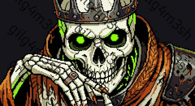 Gothic Retro Pixel Art Portraits