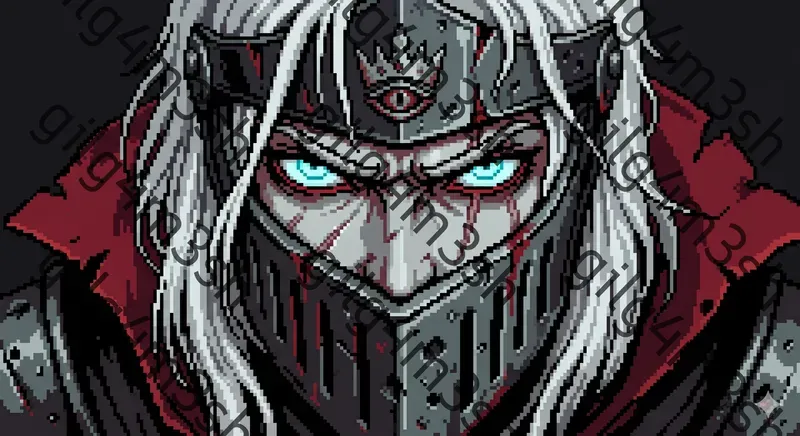 Gothic Retro Pixel Art Portraits