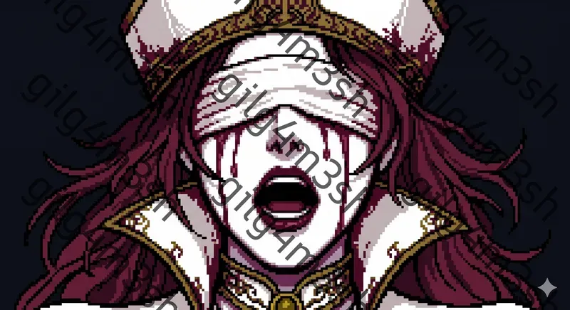 Gothic Retro Pixel Art Portraits