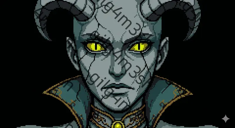 Gothic Retro Pixel Art Portraits