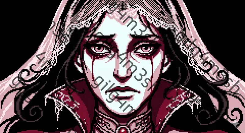 Gothic Retro Pixel Art Portraits