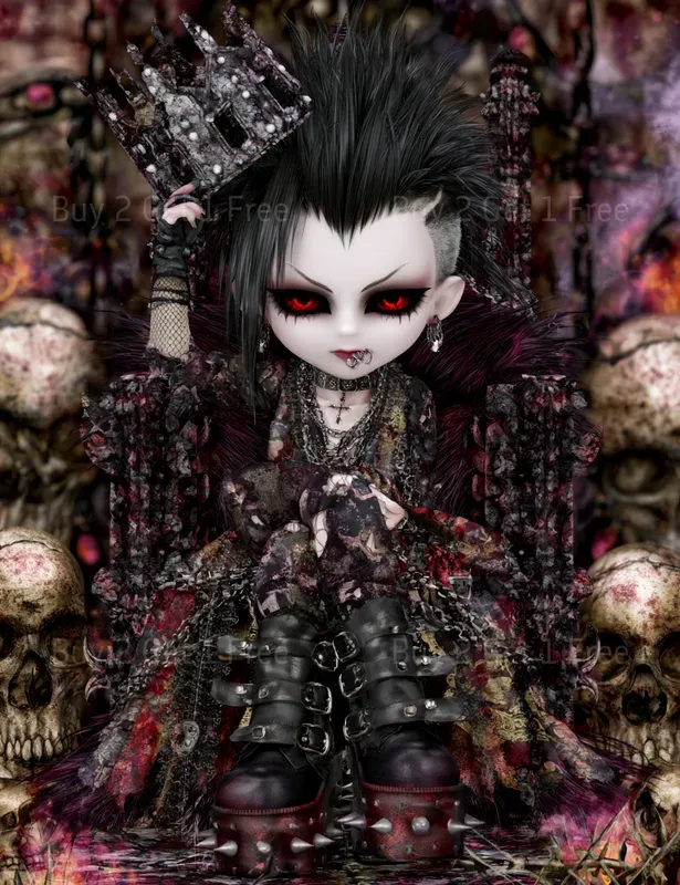 Cute Gothic Rebellion Junk Journals