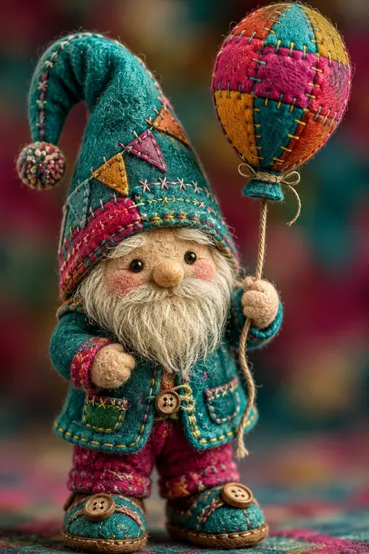 Whimsical Ragdoll Gnome Card Designs