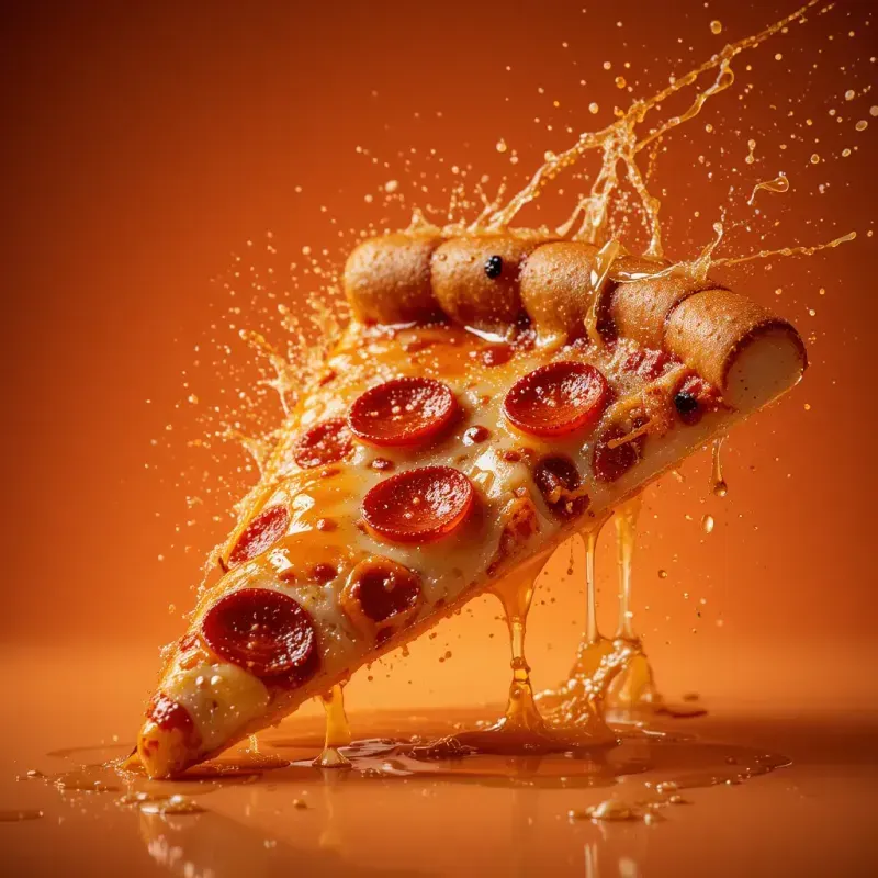 Vibrant Splashy Studio Food Photos