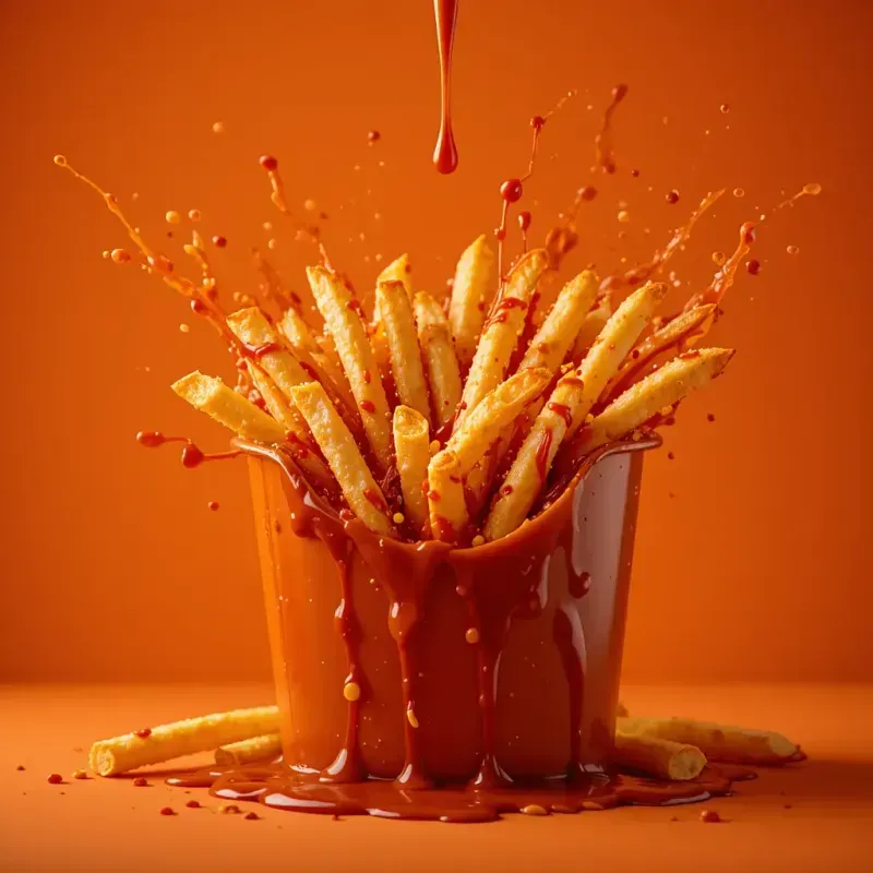 Vibrant Splashy Studio Food Photos