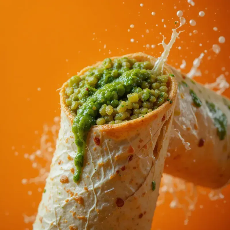 Vibrant Splashy Studio Food Photos