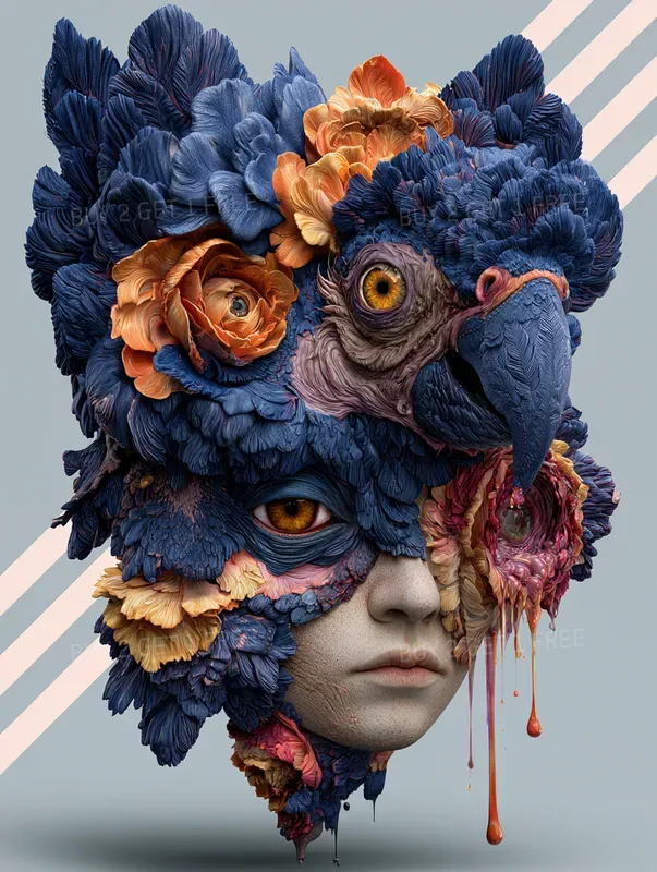 Otherworldly Hybrid Art