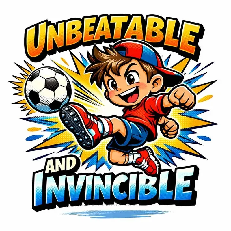 Retro Cartoon Kids Action Tshirt Art
