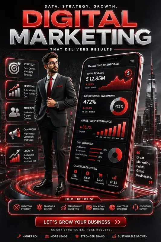 Futuristic Marketing Promo Posters