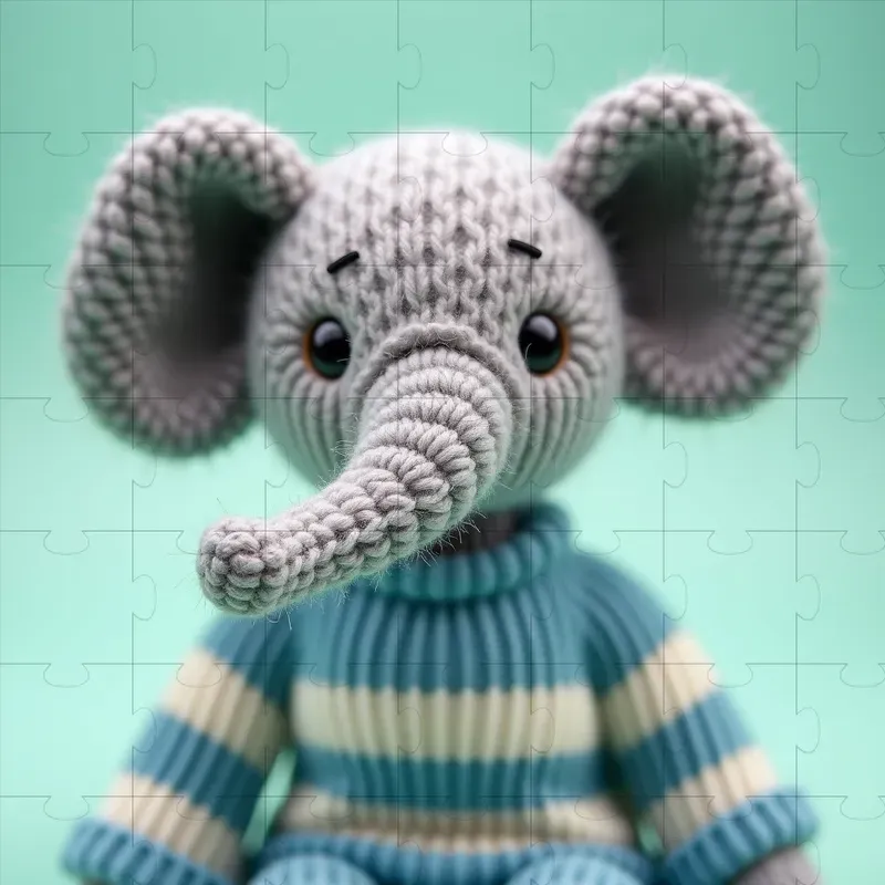 Ultrarealistic Knitted Plush Animals