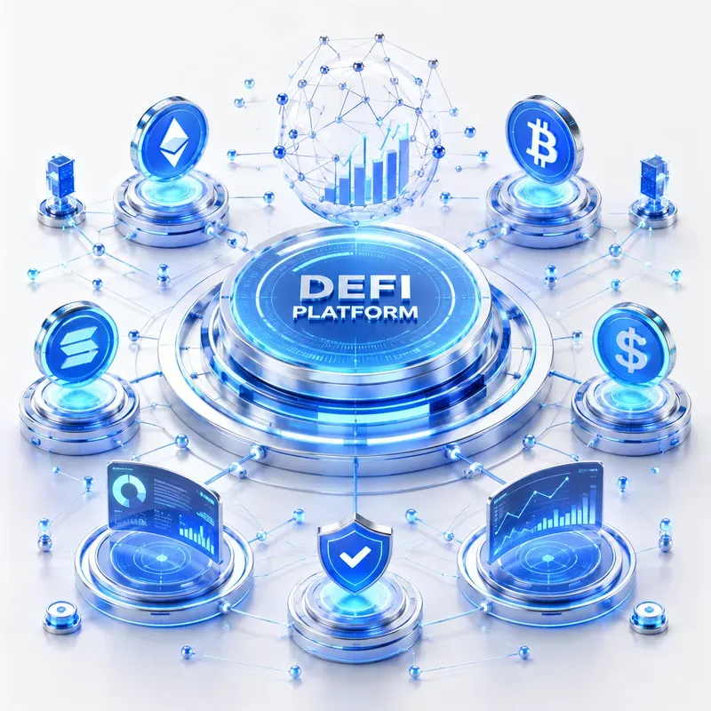 Futuristic Crypto Asset Icon Studios