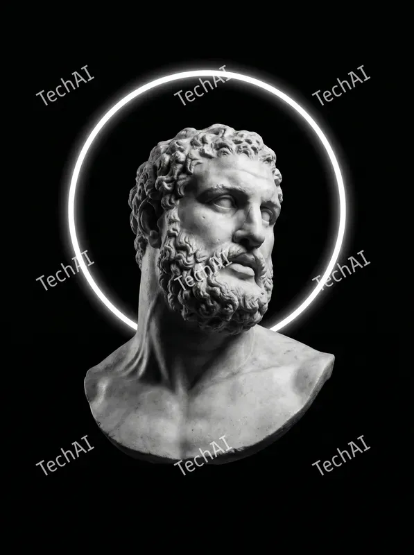 Minimalist Marble Halo Art
