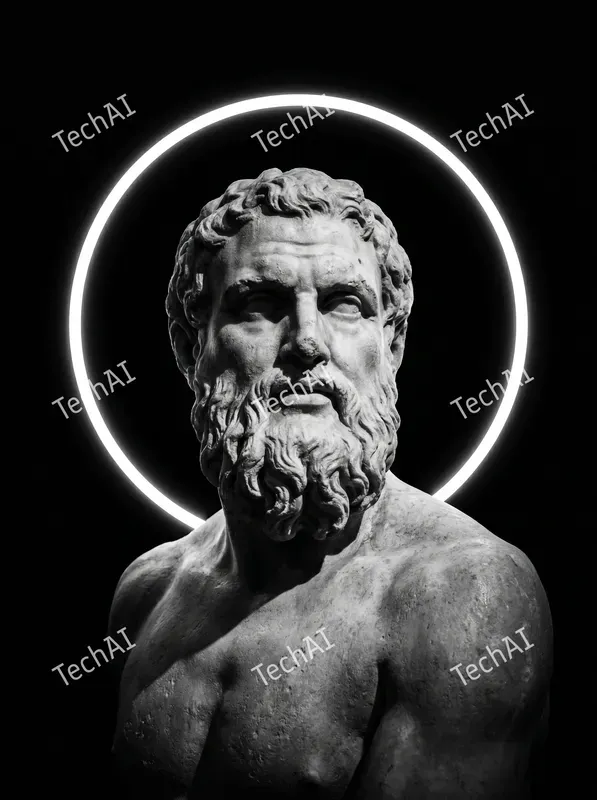 Minimalist Marble Halo Art